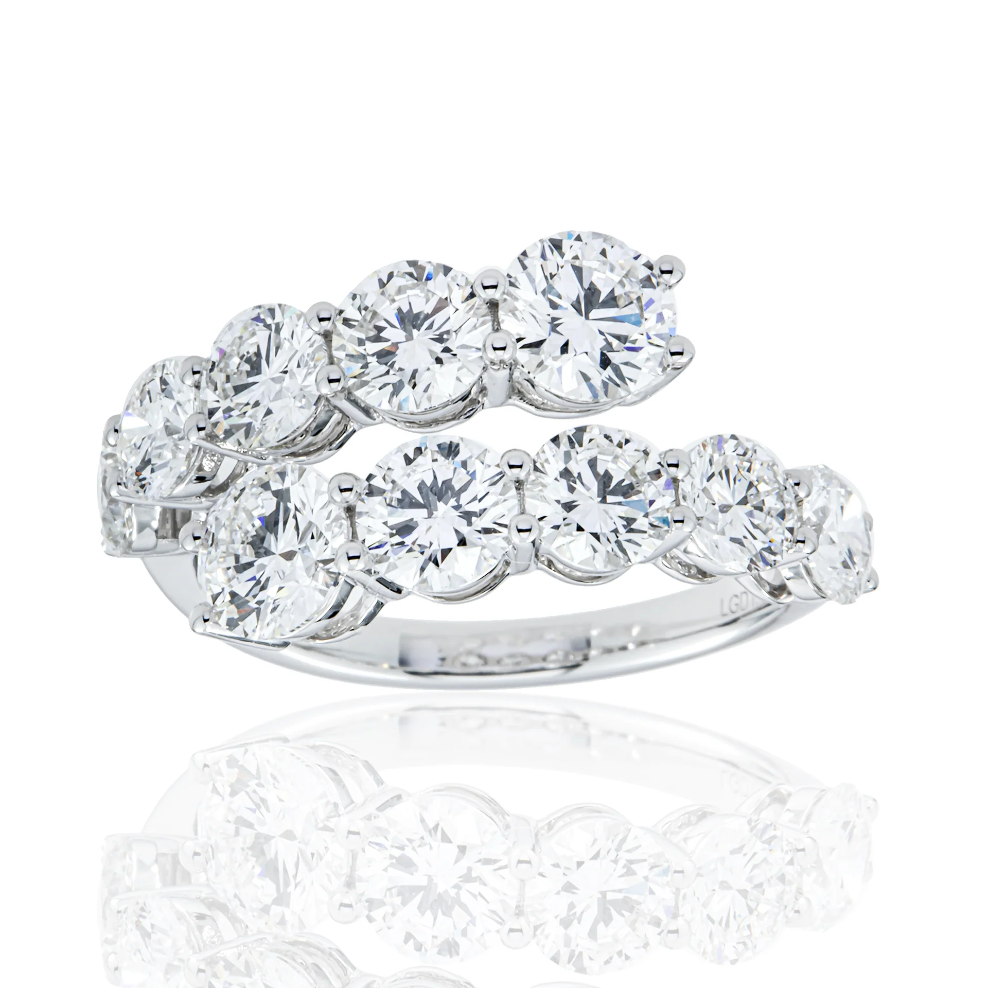 Round Shape multi Diamond Designer Engagement Ring