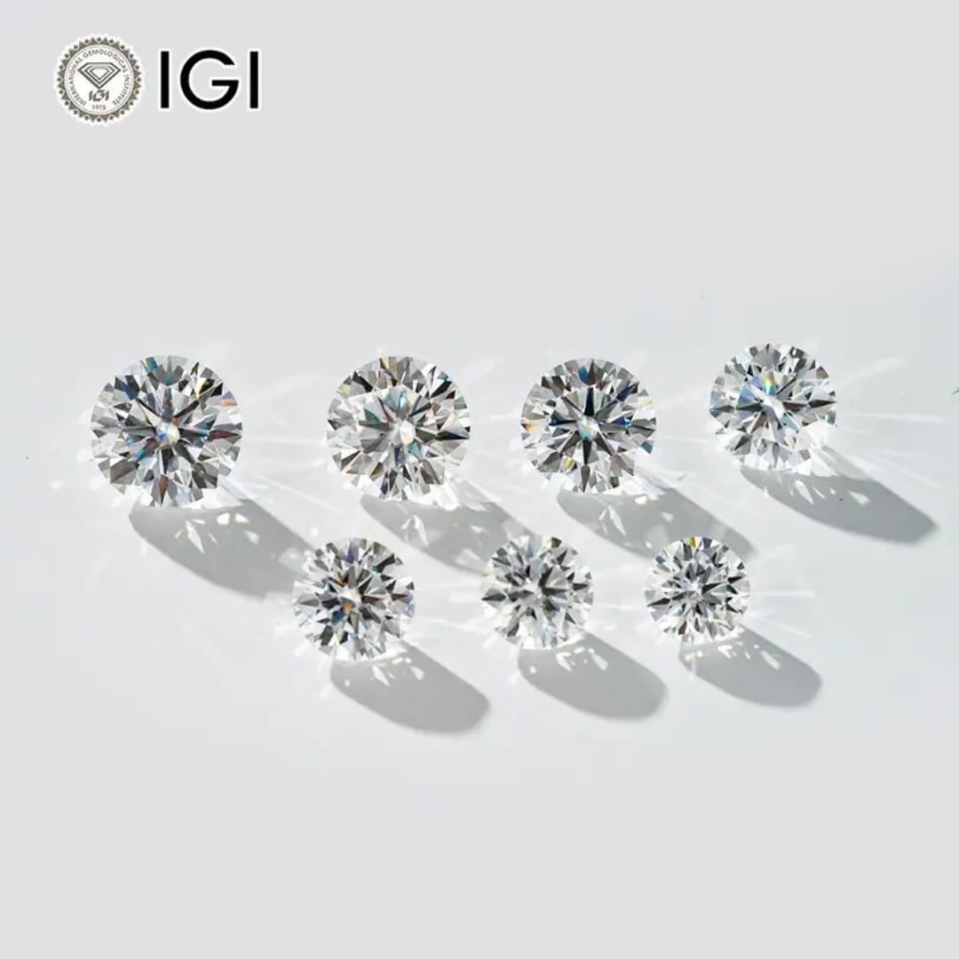 1.0CT IGI Certified Lab-Grown Diamond – D Color VS1 Round Cut Sparkle