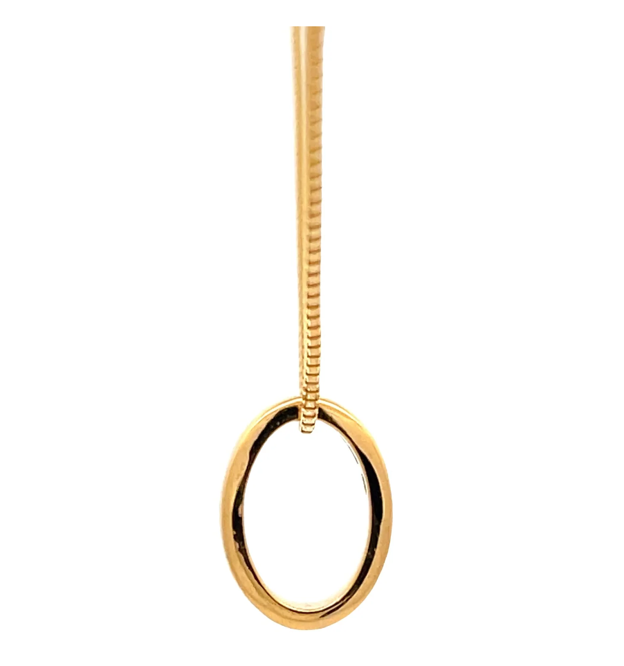 Aimee 22k L’Ovale Pendant