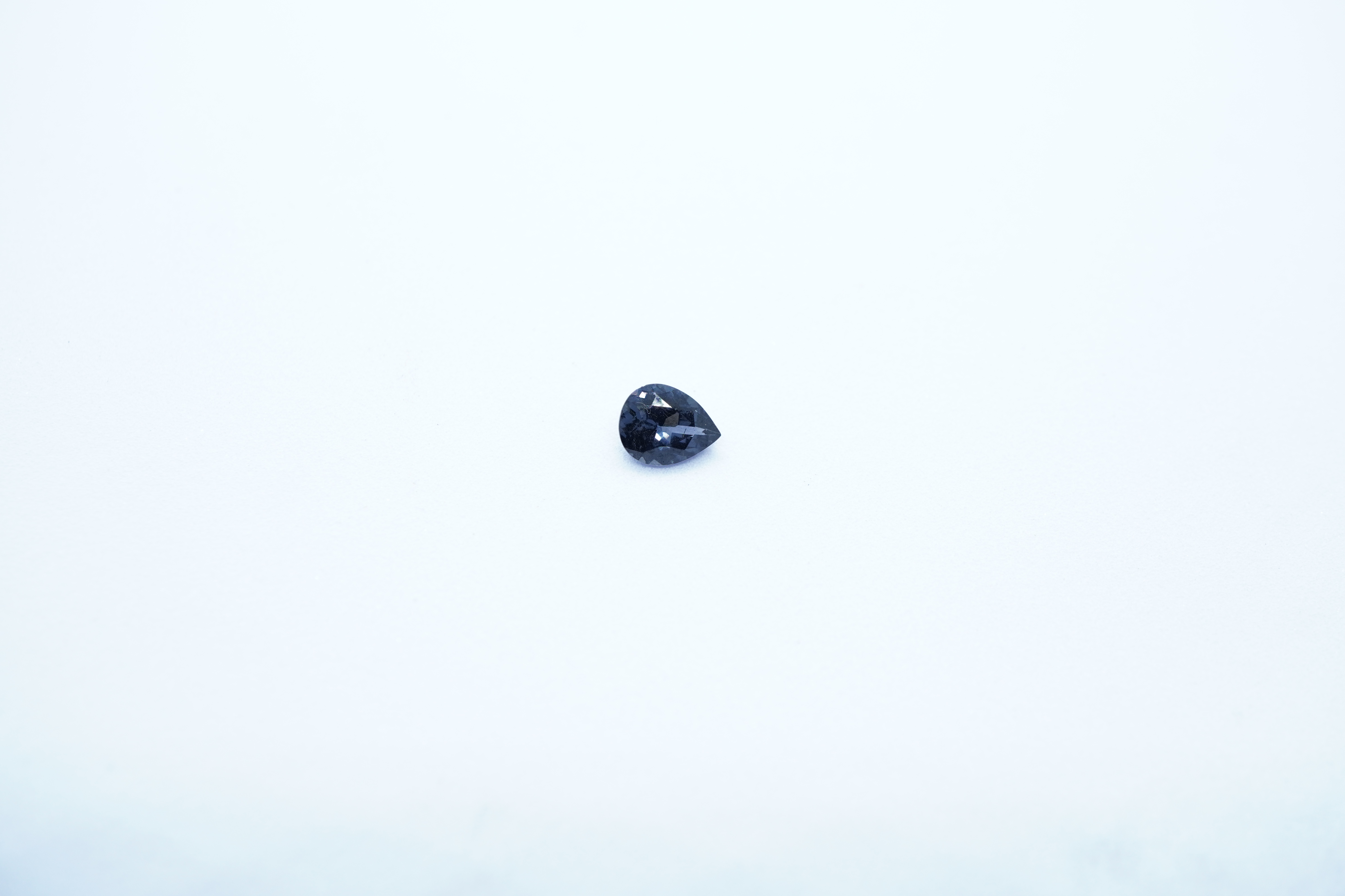 1 ct Pear Blue Spinel