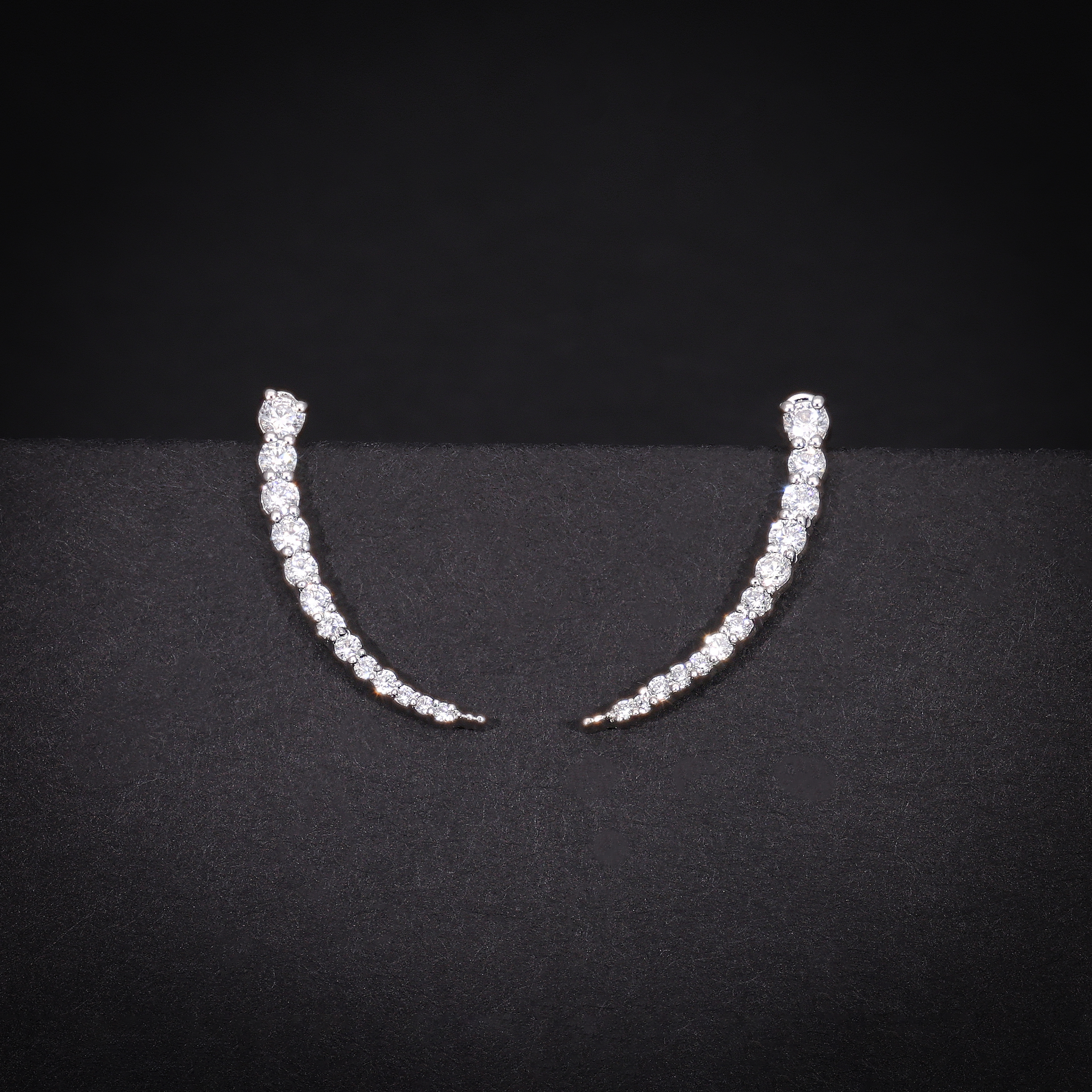 Lab Grown Diamond Eternity Earrings