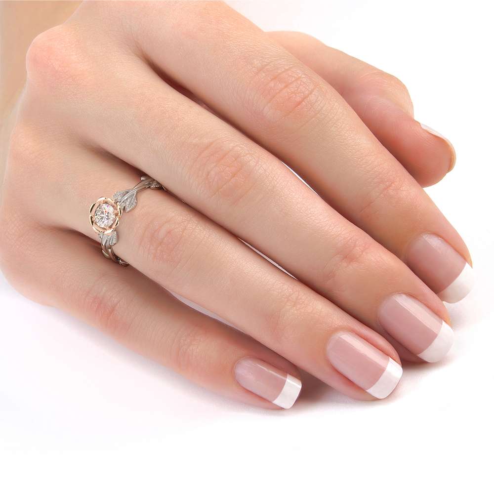 Rose Blossom Diamond Ring