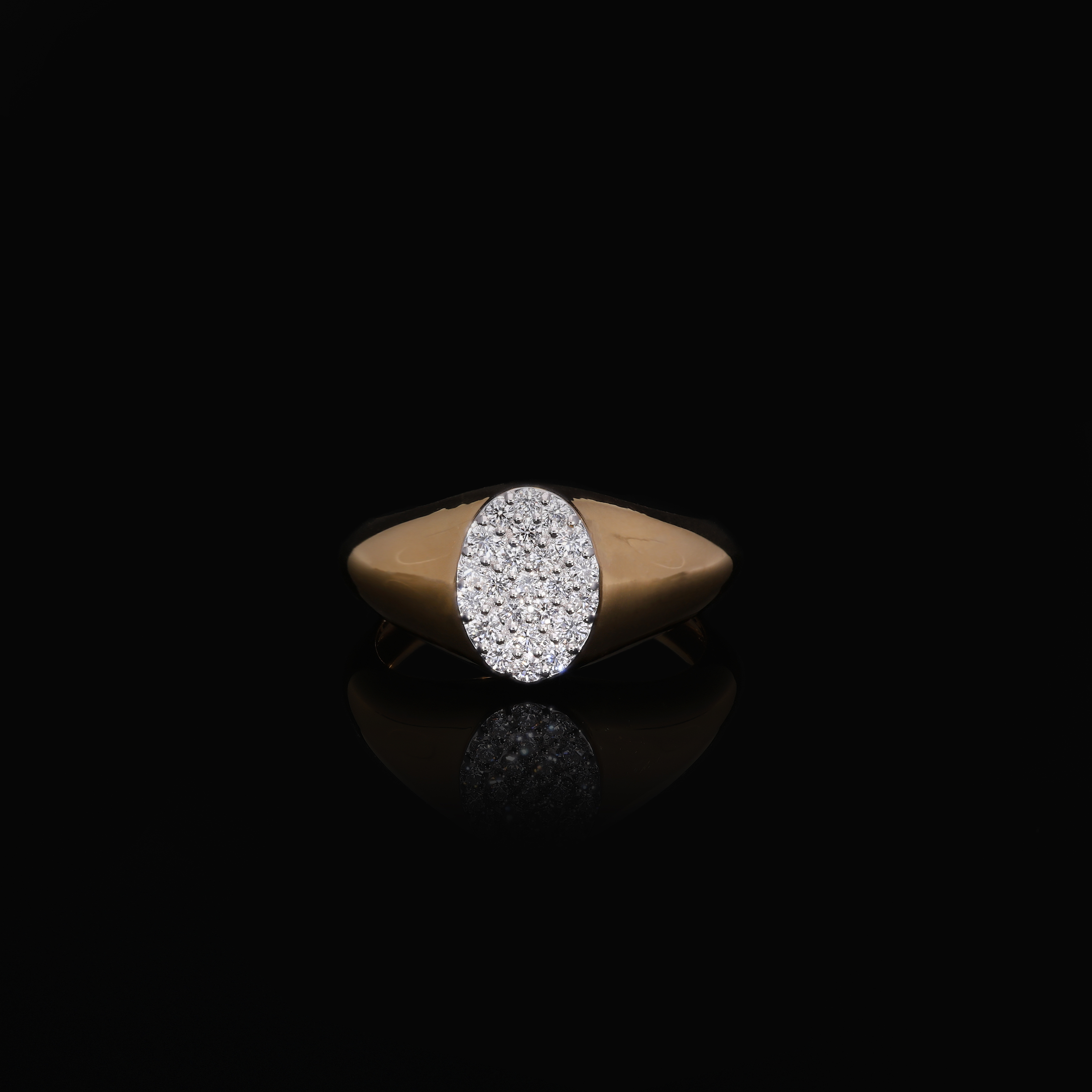 Pave Set Lab Grown Diamond Ring For Her