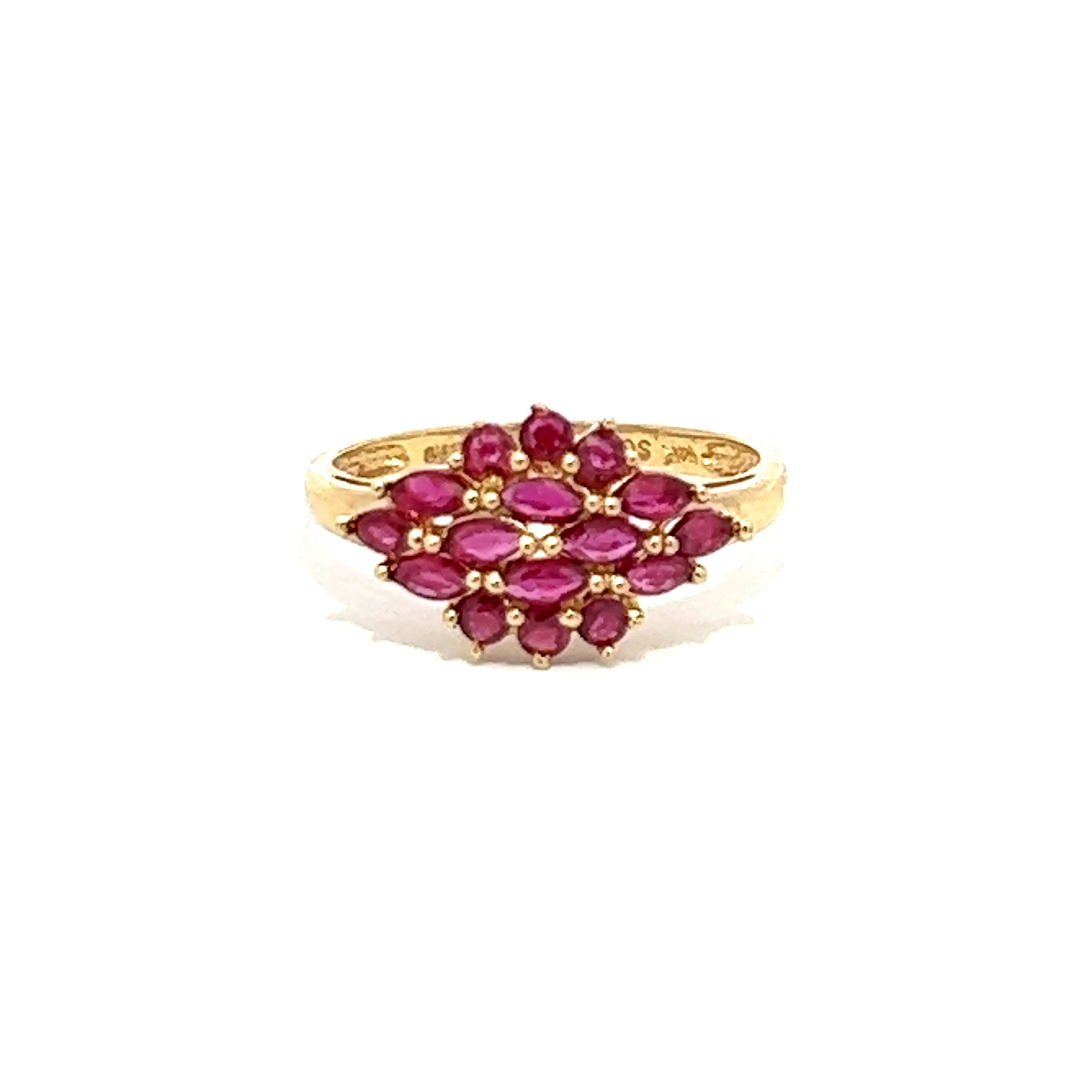 14KY 0.75ct Ruby ring