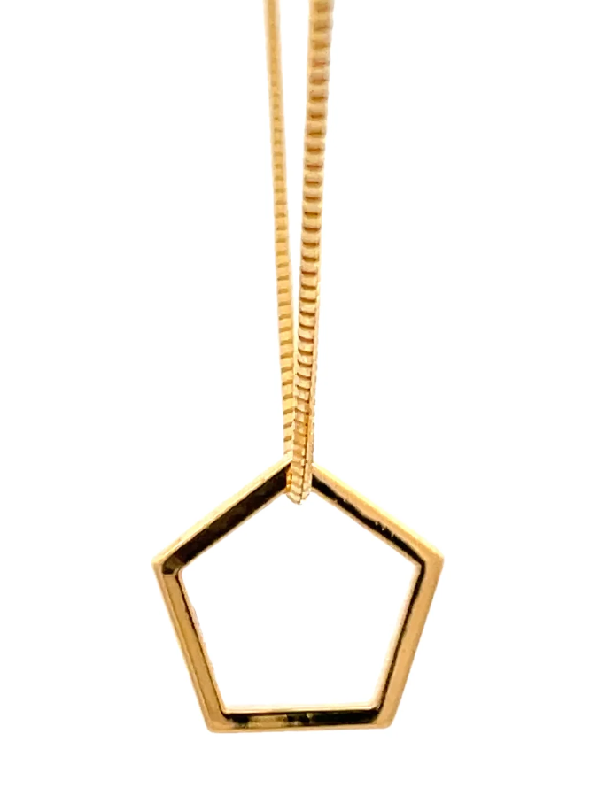 Adeline 22k Le Pentagone Pendant