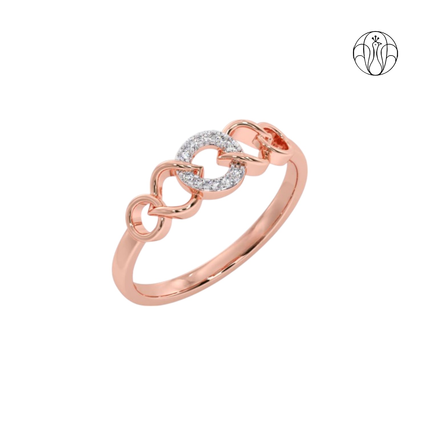 Nayra Ring (CI. Zaveri)-  0.05 CTW 10 PCS VS1 Lab Grown Round Diamond Ring