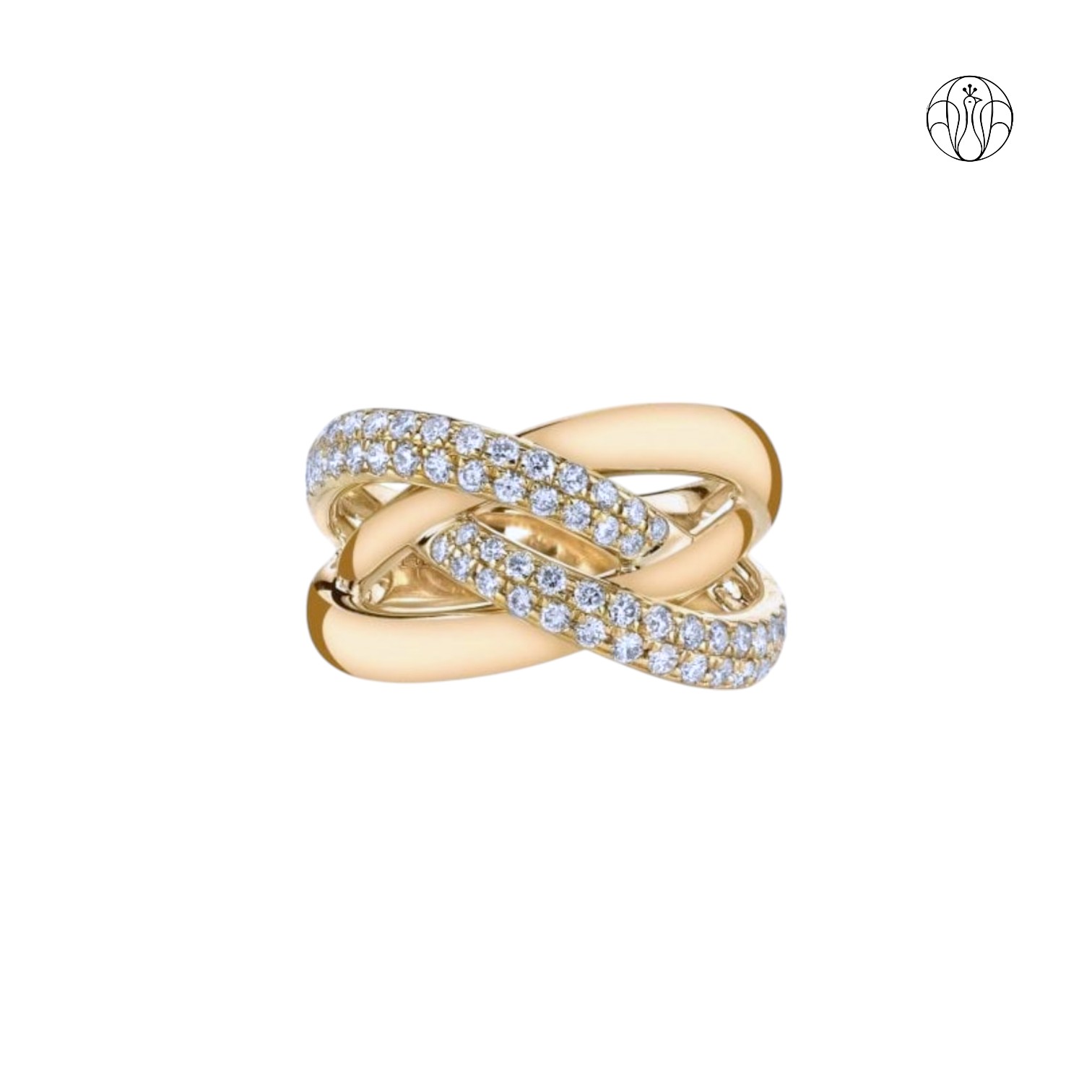 Ananya Ring (CI. Zaveri)- 0.73 CTW 50 PCS VS1 Lab Grown Round Diamond Ring