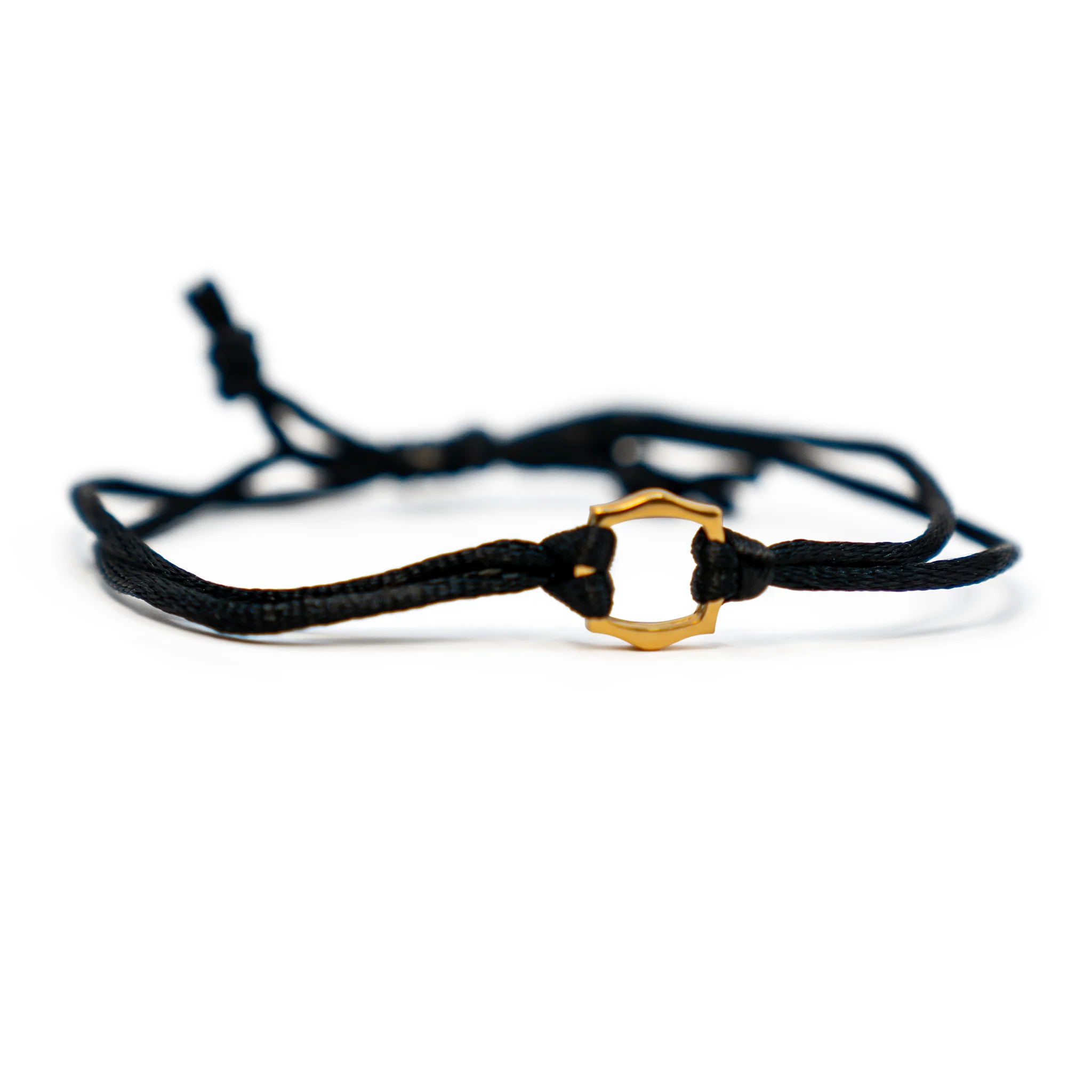 Estelle 22k Square With Outer Curves Bracelet