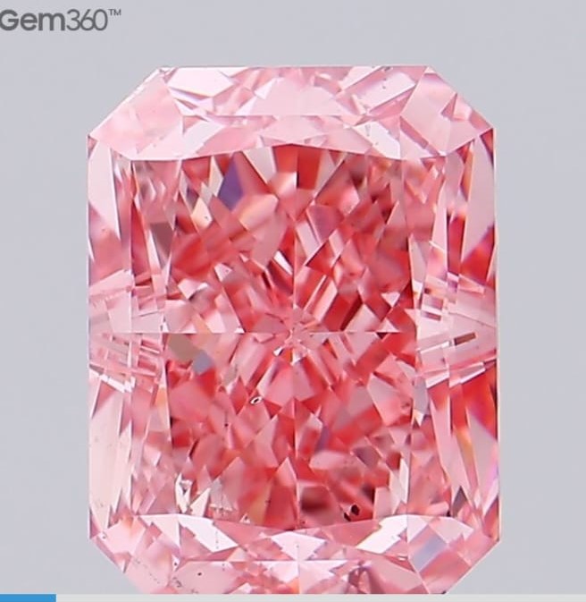 Carat X- 4.03 Carat Radiant Pink 595379262