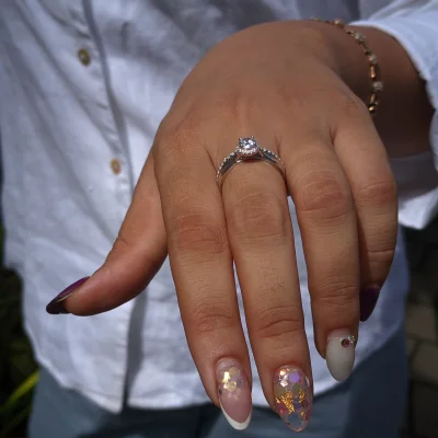 Lab Grown Diamond Wedding Ring for Her