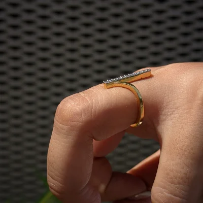 D218 The Bar Ring | Lab Grown Diamond Ring | Ethical Diamonds